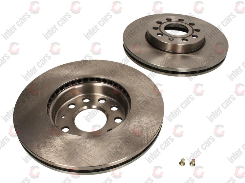 Set 2 discuri frana fata Ferodo pt audi a3, seat altea, leon, toledo