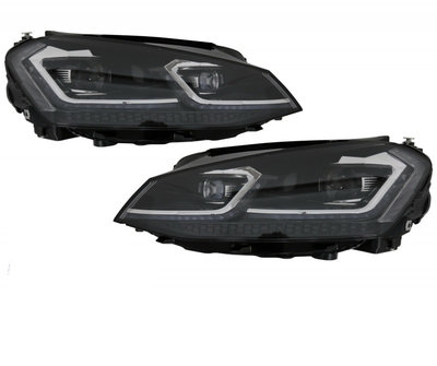 Set 2 faruri LED RHD compatibil cu VW Golf 7 VII (