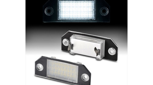 Set 2 lampi LED numar compatibil Ford Co