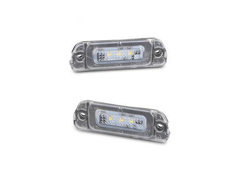 Set 2 lampi LED numar compatibil Mercedes ERK AL-010421-1
