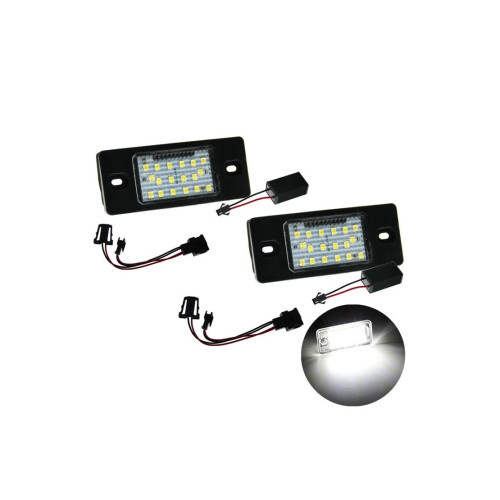 Set 2 lampi LED numar compatibil Porsche, Skoda, V