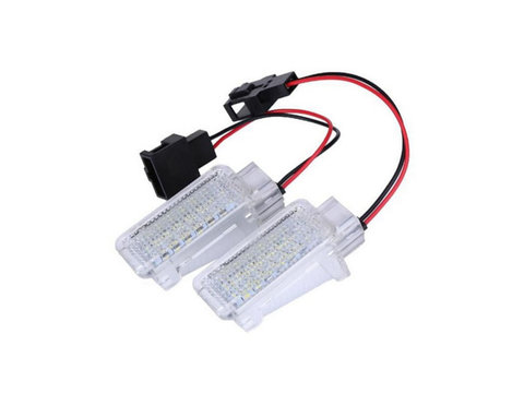 Set 2 lampi LED pentruinterior compatibil AUDI/SKODA/ LAMBORGHINI/ VW Cod: 7303