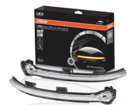 SET 2 MODULE SEMNALIZARE DINAMICA LED (ALB) OGLINZI VW GOLF VII (2012-2019), TOURAN II (2015-) OSRAM