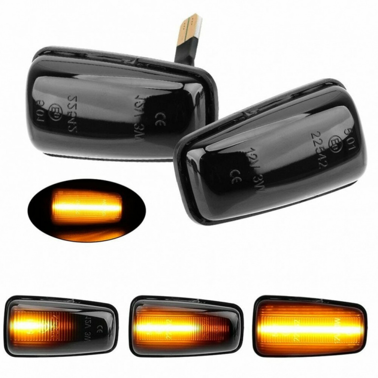 Set 2 Semnalizari Aripa LED Dinamice pentru Fiat Scudo, Ulysse - BTLL-327D-1