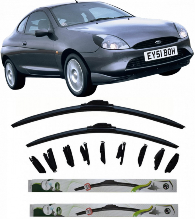 Set 2 stergator MultiAdapter 48cm/48cm compatibile cu Ford Puma(1997 - 2002) (48 cm/48 cm) 5949568803379