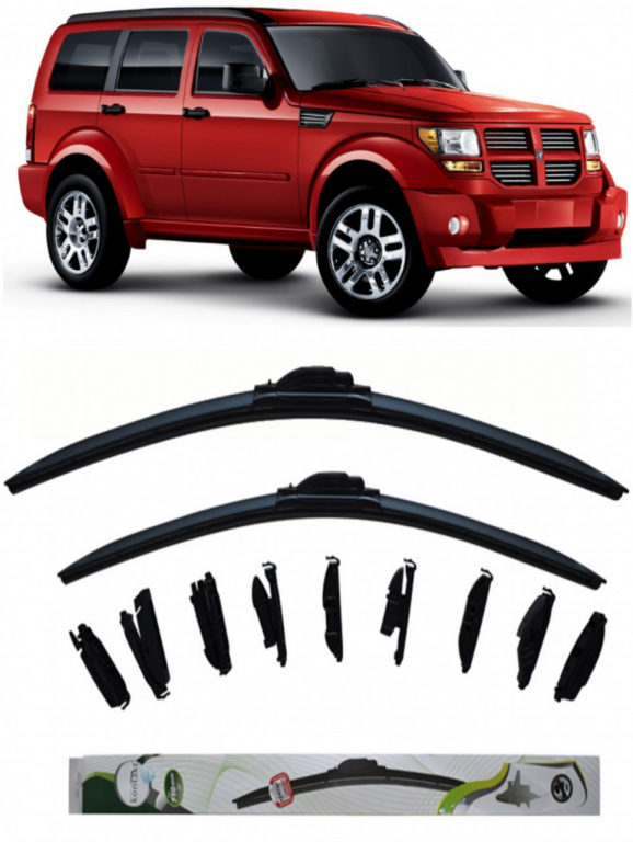 Set 2 stergator parbriz Kontakt compatibile cu Dodge Nitro din anul 2006-2011 (47.5 cm/47.5 cm) kontakt-AND1-chiaj1559