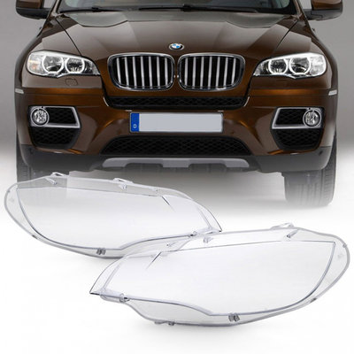 Set 2 sticle faruri pentru BMW X6 E71 (2008 - 2014