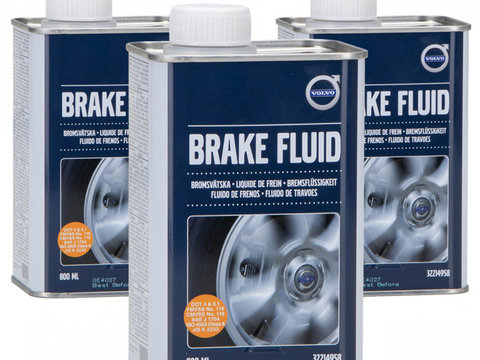 Set 3 Buc Lichid Frana Oe Volvo Dot 4 800ML 32214958