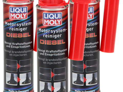 Set 3 Buc Liqui Moly Aditiv Curatat Motor Diesel 300ML 5128/21623