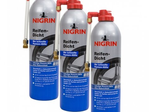 Set 3 Buc Nigrin Spray Reparat Anvelope 74074 500ML