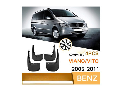 Set 4 aparatori noroi compatibile Mercedes Vito / Viano 2003-2010 MUD1151/ CH-4