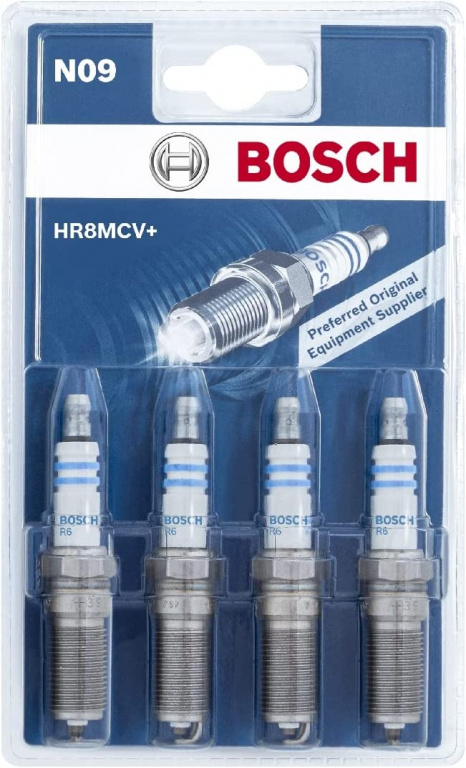 Set 4 Buc Bujie Bosch N09 HR8MEV Mazda Tribute 2000-2008 0 242 229 986