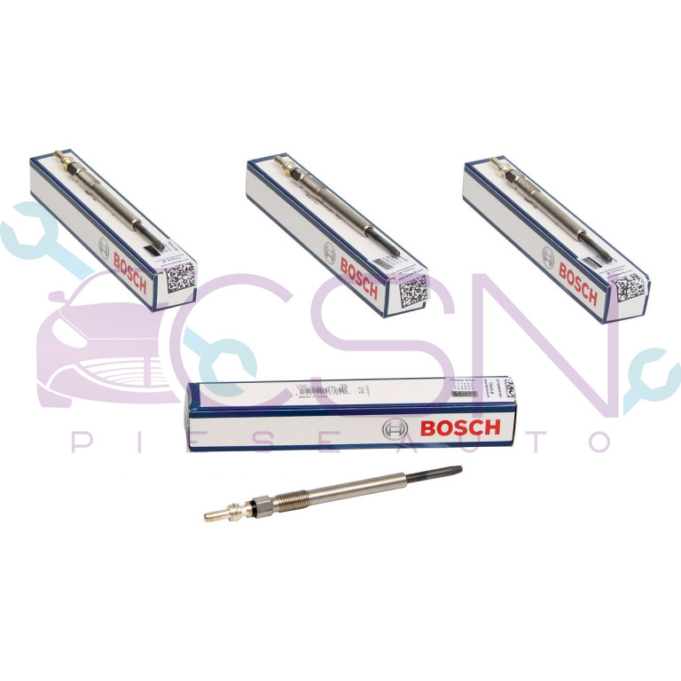 Set 4 Buc Bujie Incandescenta Bosch Fiat Fiorino 3 2008→ 0 250 203 002