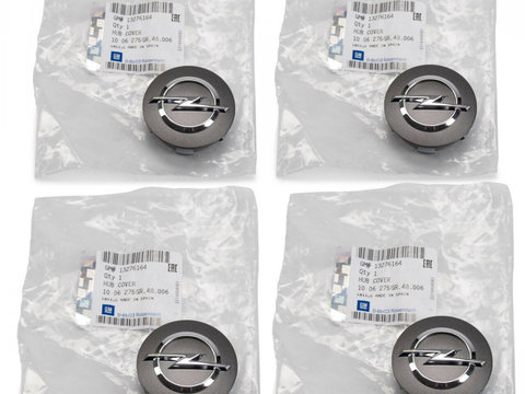 Set 4 Buc Capac Janta Oe Opel Adam 2012→ Ø 53,5MM 13276164