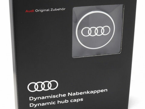 Set 4 Buc Capacele Janta Dynamice Statice Oe Audi Negru 4M8071006A