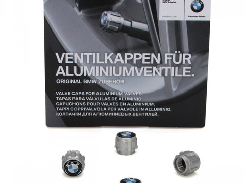 Set 4 Buc Capacele Ventil Aluminiu Oe Bmw 36122447401