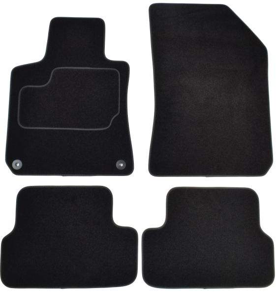 Set 4 Buc Covorase Auto Mocheta Mammooth Peugeot 308 2013→ Negru MMT A041 PGT160 PRM 01