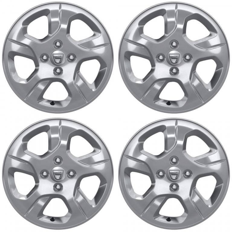 Set 4 Buc Janta Aliaj Oe Dacia Logan 3 2021→ 15″ Empreinte, ET40, 6J X 15H2, 4×100 403006931R