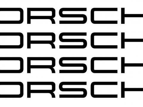 Set 4 Buc Sticker Etrier Porsche Negru SM-MPOR1