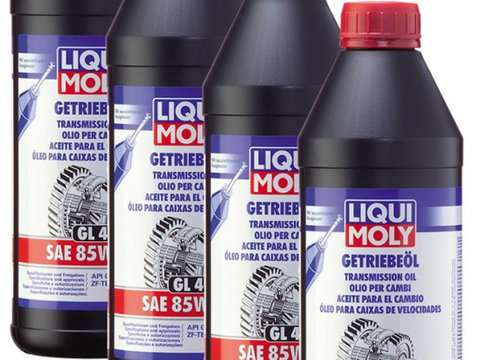 Set 4 Buc Ulei Transmisie Manuala Liqui Moly 85W-90 API GL4 1L 1030