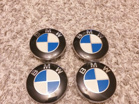 Set 4 Capacele BMW 68mm pentru jante de aliaj Originale BMW