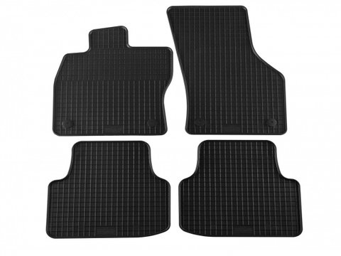 Set 4 covorase auto din cauciuc PETEX, negru, compatibil cu compatibil cu SKODA Octavia III Limousine 02/2013m Kombi 05/2013, Octavia Scout 10/2014- Tuning Skoda Octavia 3 2013 2014 2015 2016 2017 22210