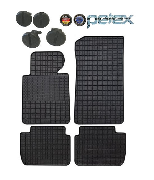 Set 4 covorase cauciuc BMW E46 Petex