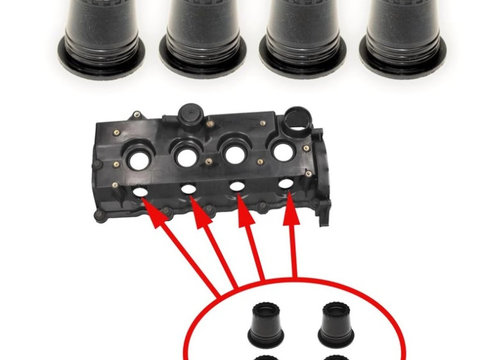 Set 4 garnituri injectoare Opel 1.7 CDTI