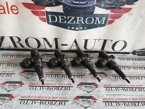 Set 4 injectoare VW Golf 4 1.9 TDi 101 cai motor ATD cod piesa : 038130073AJ