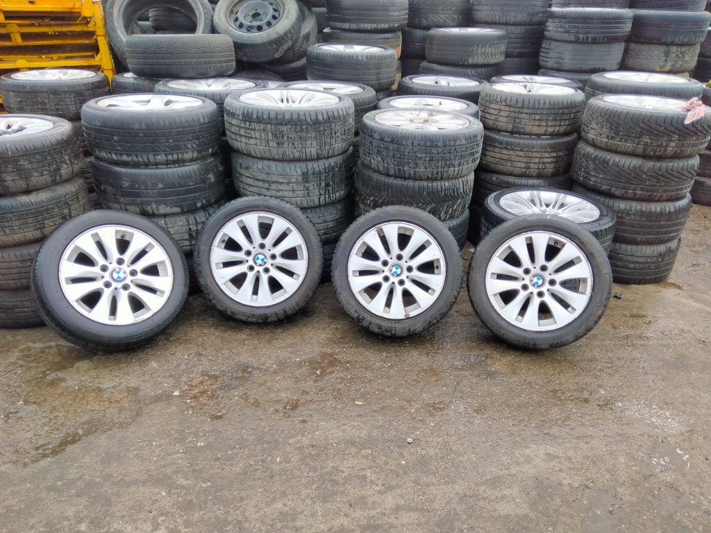 Set 4 Jante aliaj originale style 229 16'' R16 BMW seria 1 E81 + anvelope 195/55R16 Good Year stare buna