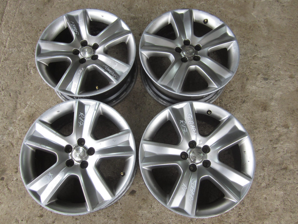 SET 4 JANTE ALIAJ R17 / 17x7JJ ET48 SUBARU FORESTER SH 4X4 FAB. 2008 - 2013 ⭐⭐⭐⭐⭐