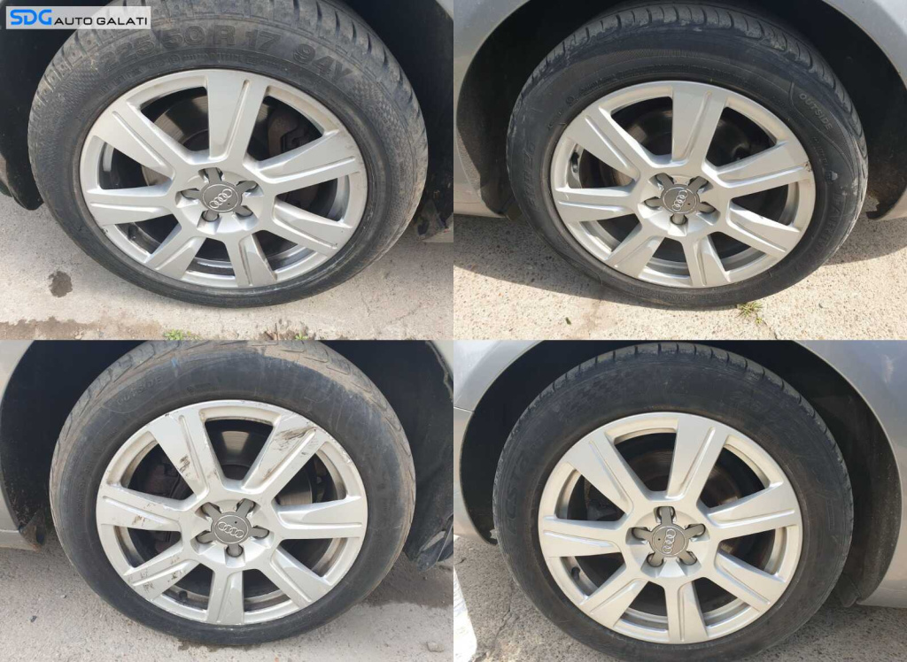 Set 4 Jante Roti Aliaj 225 50 17 R17 5x112 Audi A4 B6 2001 - 2005 Cod 4F0601025CB [C4707]