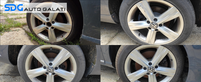 Set 4 Jante Roti Aliaj Fontana 235 45 17 R17 5x112 VW Golf 6 2008 - 2014 Cod 3AA601025E idb1