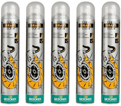 Set 5 Buc Spray Curatare Discuri Frana Motorex 750