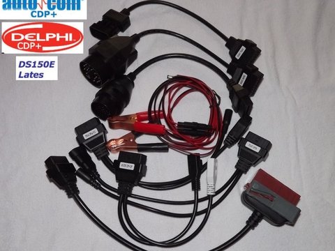 Set 8 cabluri adaptoare OBD2 Autocom Delphi tester multimarca turisme