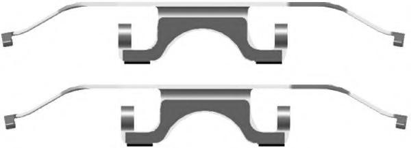 Set accesorii, etrier frana BMW 5 limuzina (E39), BMW 5 Touring (E39), BMW X5 (E53) - HELLA PAGID 8DZ 355 201-551