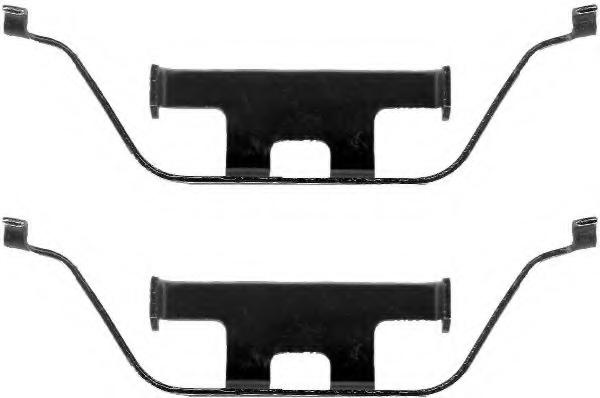 Set accesorii, etrier frana BMW 8 (E31), BMW 7 limuzina (E38), BMW 5 limuzina (E39) - HELLA PAGID 8DZ 355 201-251