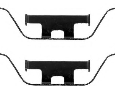 Set accesorii, etrier frana BMW 8 (E31), BMW 7 limuzina (E38), BMW 5 limuzina (E39) - HELLA PAGID 8DZ 355 201-251