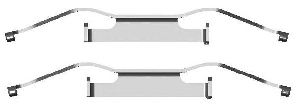 Set accesorii etrier frana OPEL COMBO Tour (X12) - Cod intern: W20155380 - LIVRARE DIN STOC in 24 ore!!!