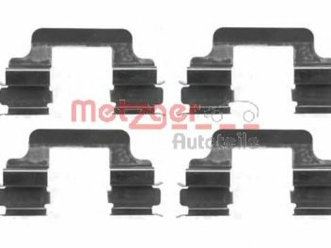 Set accesorii placute frana 109-1610 METZGER pentru Audi A7 Vw Multivan Alfa romeo Brera Alfa romeo Spider Audi A6 Alfa romeo 159 Skoda Fabia Audi Q5 Vw Eurovan Vw Kombi Vw Transporter Vw Phaeton Audi A8 Audi A4