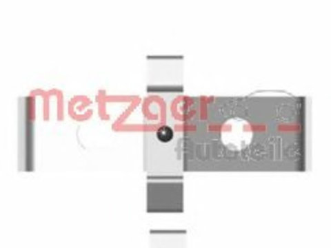 Set accesorii placute frana 109-1674 METZGER pentru Peugeot 607 Peugeot 807 CitroEn C8 Fiat Ulysse Volvo S60 Mitsubishi Galant Mitsubishi Lancer Opel Insignia