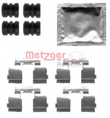 Set accesorii placute frana 109-1835 METZGER pentr