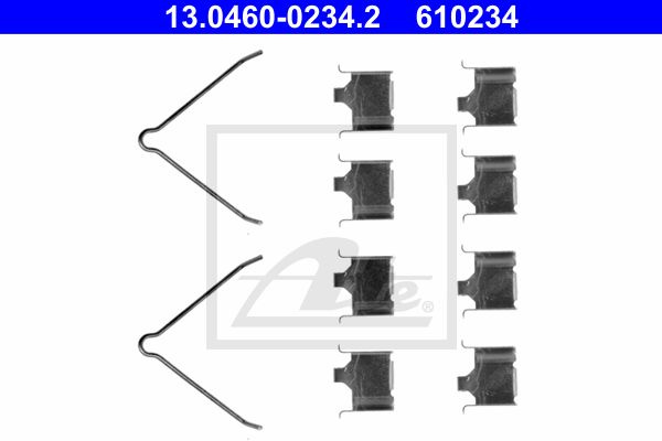 Set accesorii placute frana 13 0460-0234 2 ATE pen