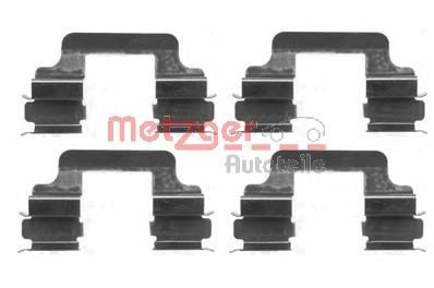 Set accesorii, placute frana ALFA ROMEO 159 Sportwagon (939) (2006 - 2011) METZGER 109-1610 piesa NOUA