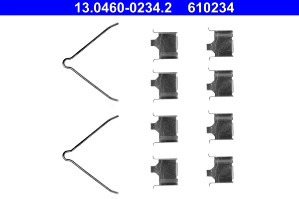 Set accesorii, placute frana ATE 13.0460-0234.2 pentru MAZDA PREMACY (CP) 1999-2005