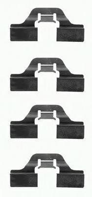 Set accesorii, placute frana AUDI 500 (44, 44Q, C3), AUDI 5000 combi (44, 44Q, C3), AUDI 4000 (89, 89Q, 8A, B3) - HELLA PAGID 8DZ 355 202-621