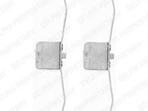 Set accesorii, placute frana AUDI A4 (8EC, B7) (2004 - 2008) DELPHI LX0395 piesa NOUA