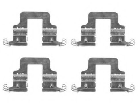 Set accesorii, placute frana AUDI A4 (8K2, B8) (2007 - 2015) TEXTAR 82514200 piesa NOUA