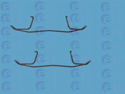 Set accesorii, placute frana AUDI A4 Cabriolet (8H7, B6, 8HE, B7) (2002 - 2009) ERT 420004 piesa NOUA