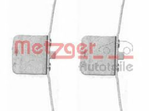 Set accesorii, placute frana AUDI A4 Cabriolet (8H7, B6, 8HE, B7) (2002 - 2009) METZGER 109-1639